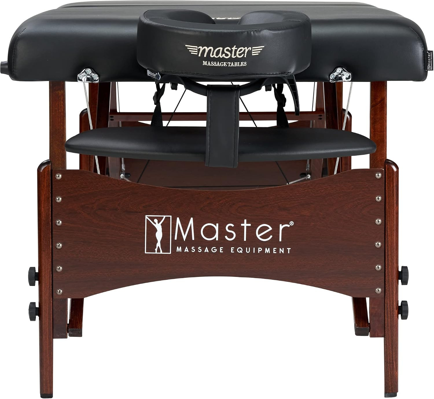 Portable Massage Table with 2.5" Cushion & Accessories - Black 30