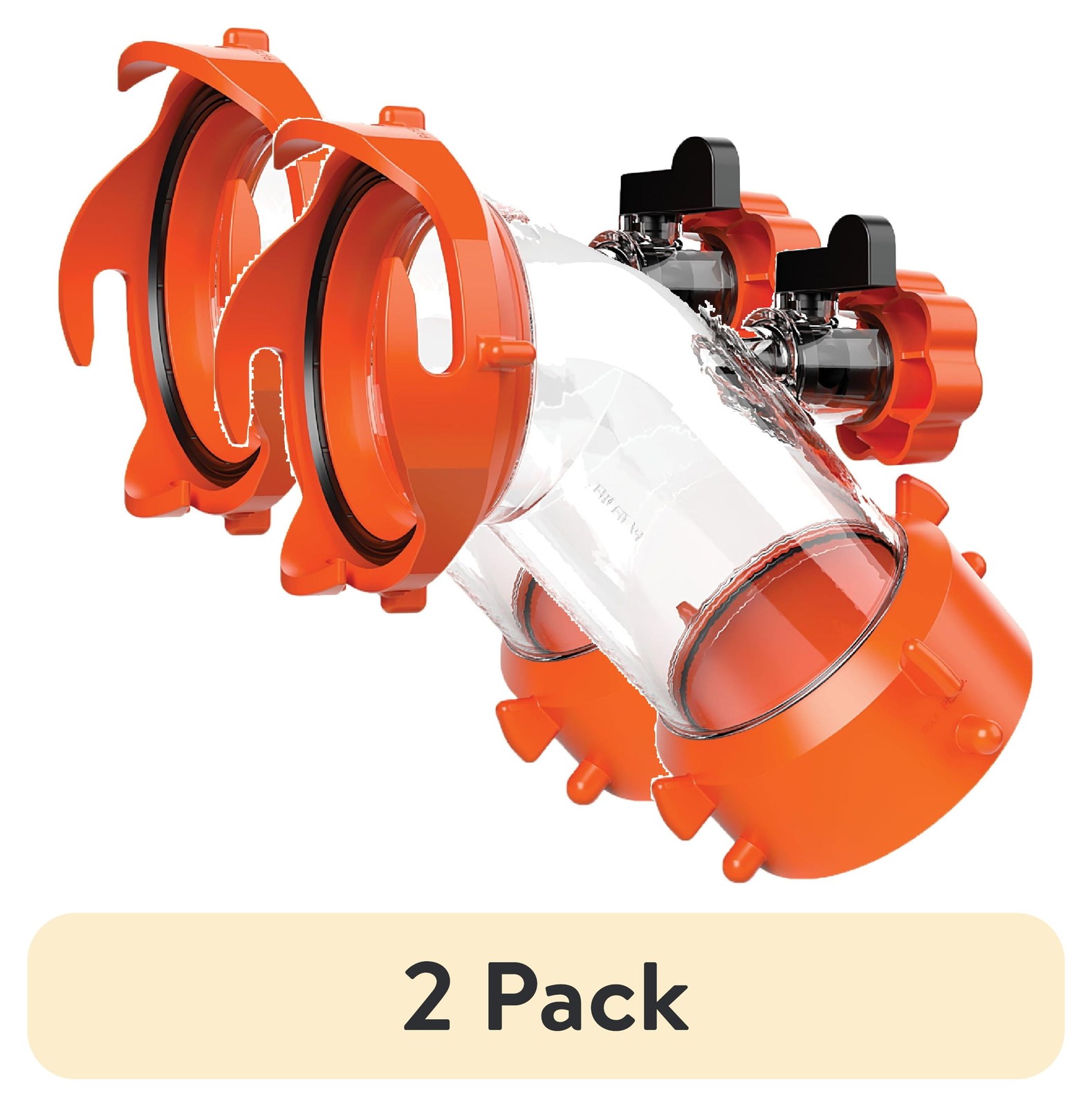 (2 pack) Rhino Blaster Holding Tank Rinser, Multicolor,Model 39082,Polycarbonate