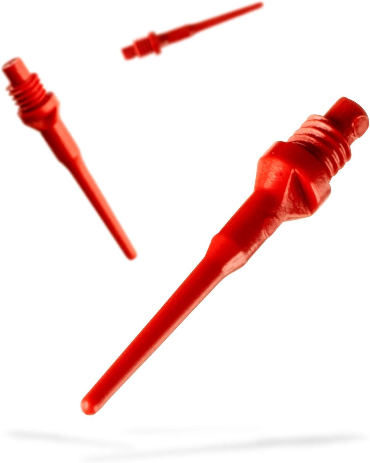 Viper 2BA Red Soft Tip Dart Points - Tufflex II 100 or 500 Pack Options