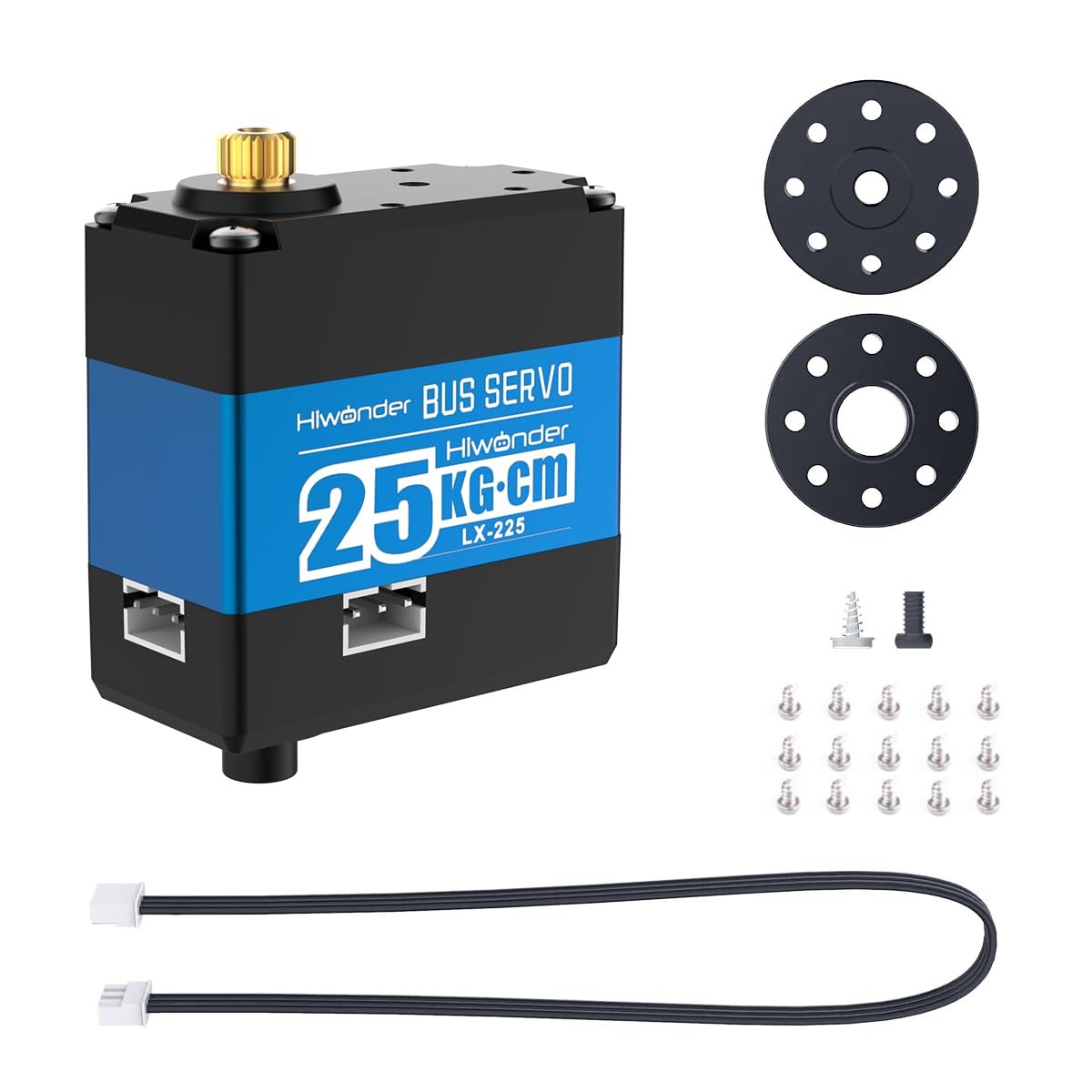 LX-225 High Torque Serial Bus Servo 25KG Torque with Three Connectors and Dat...