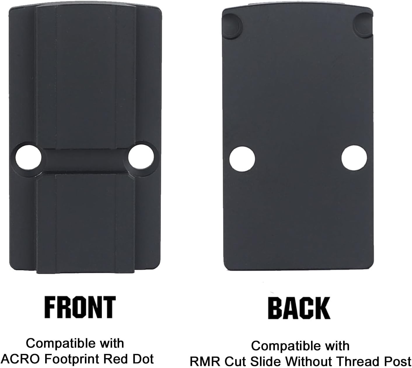 Red Dot Mount Compatible with RMR to ACRO Adaptor Plate Suitable for RMR Cut Sli
