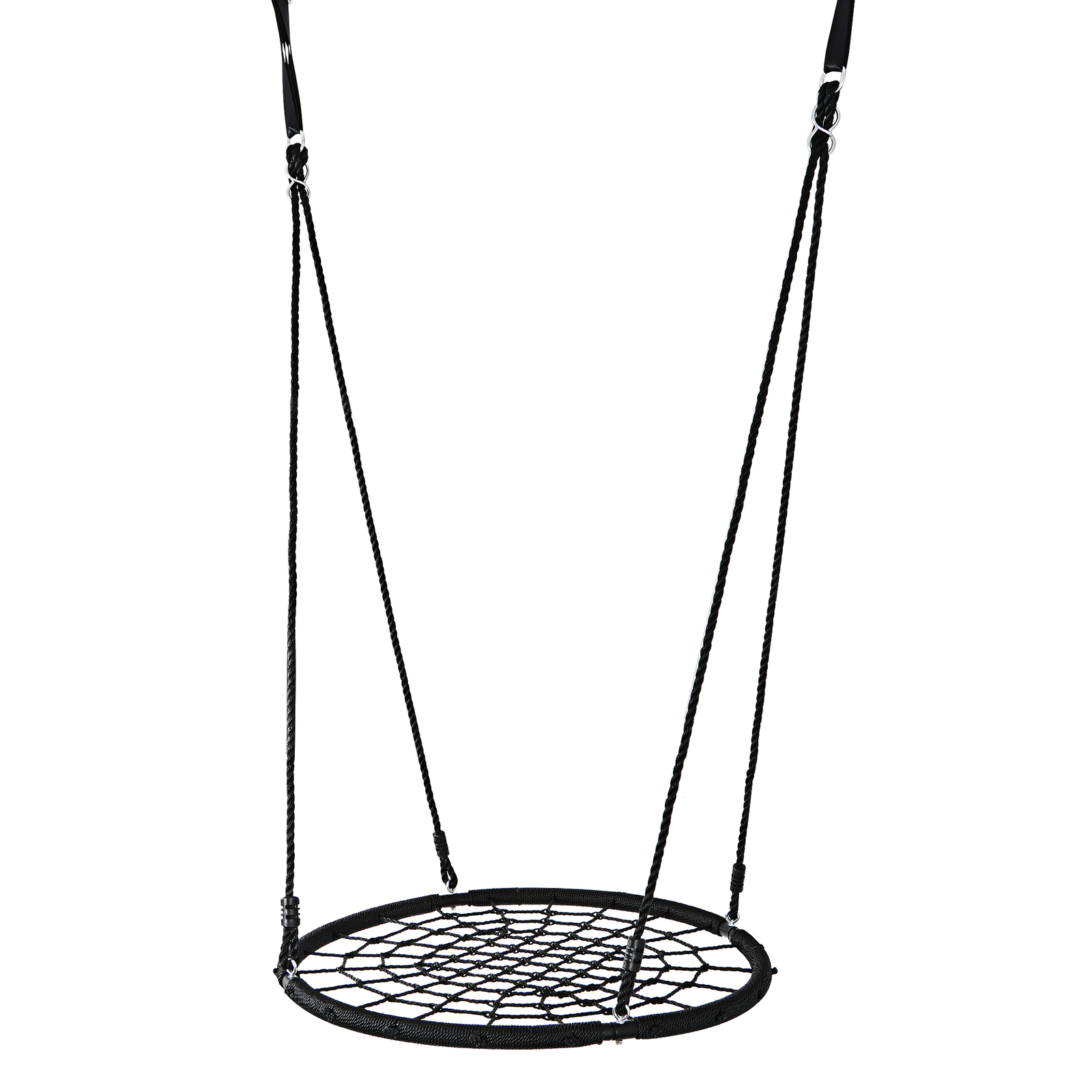 Large 40" Spider Web Tree Net Swing 100% Safe Nylon Rope Max 600 LBs EZ Setup