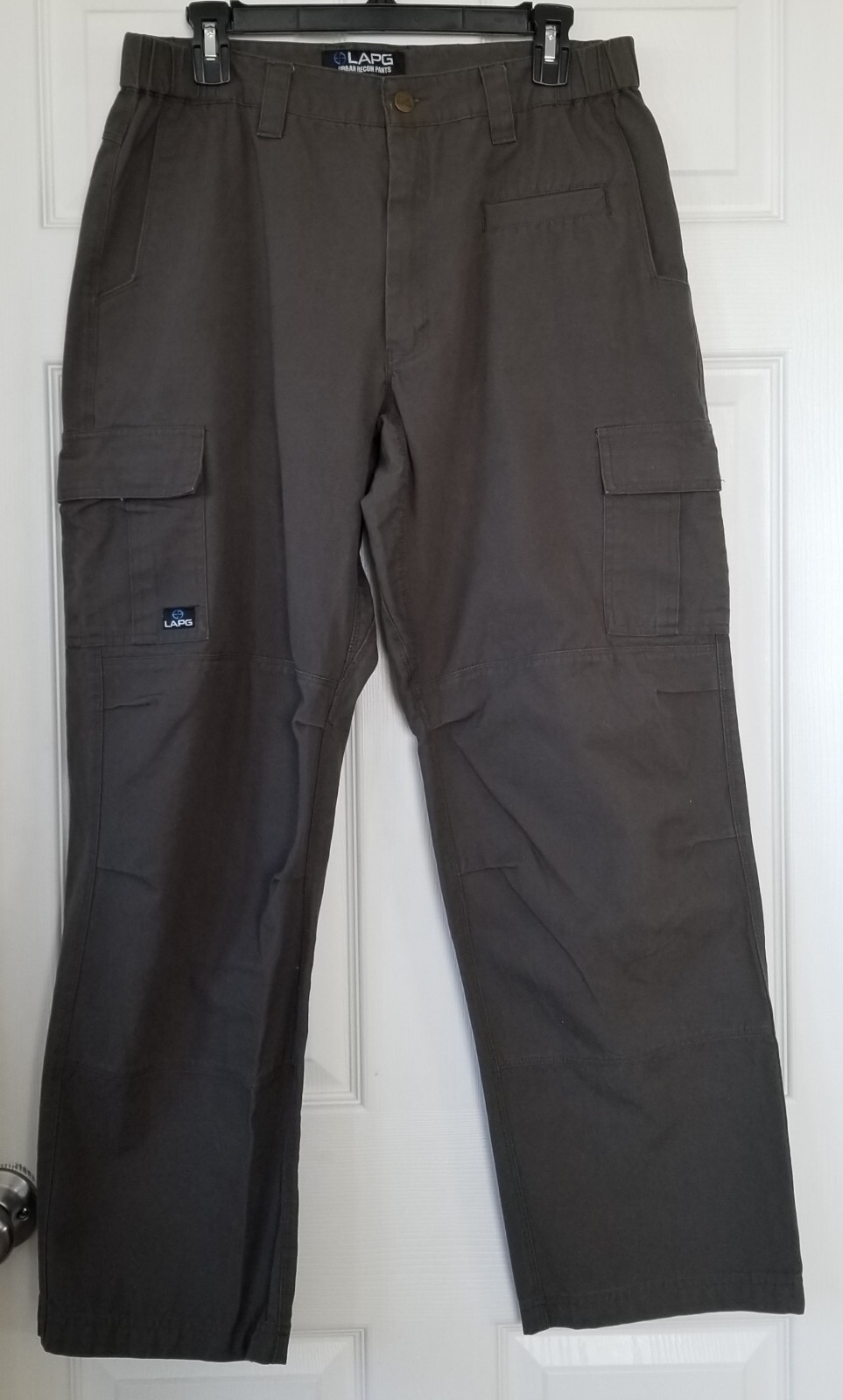 LAPG Men's Olive Green Urban Recon Cargo Pants Police Gear Tactical Workwear