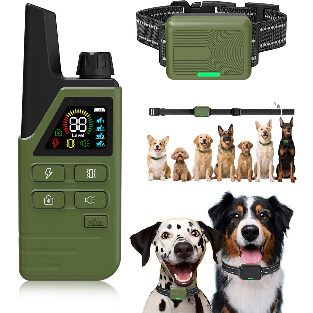 4500 FT Dog Training US Collar Rechargeable Remote Shock PET Waterproof Trainer