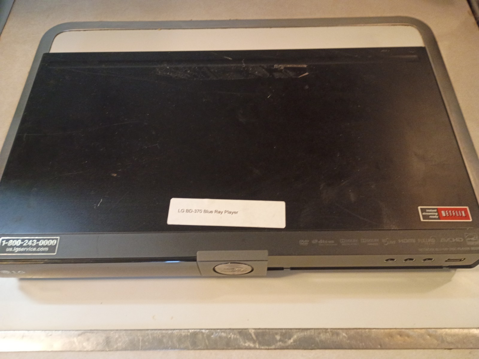 LG BD370 Blu-ray Player Tested and Works