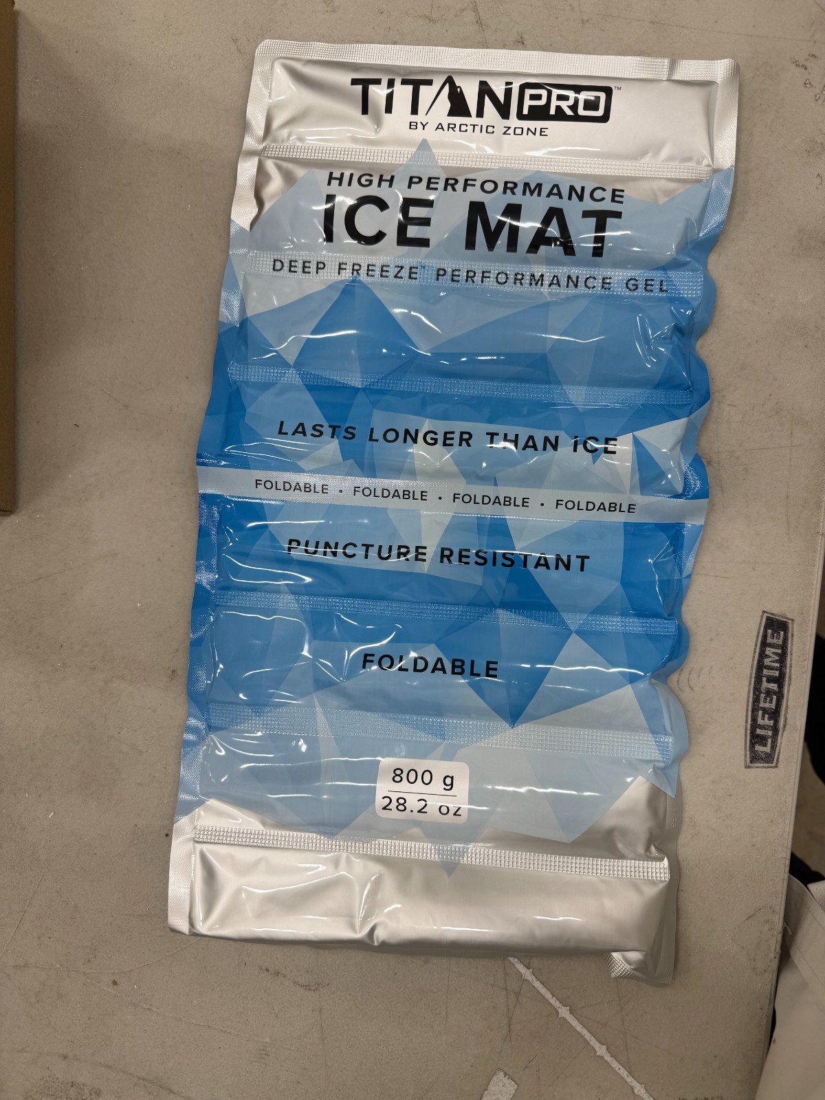 Arctic Zone Titan Deep Freeze Ice Pack- (1 Pack) 800  Gram High Performance Pack