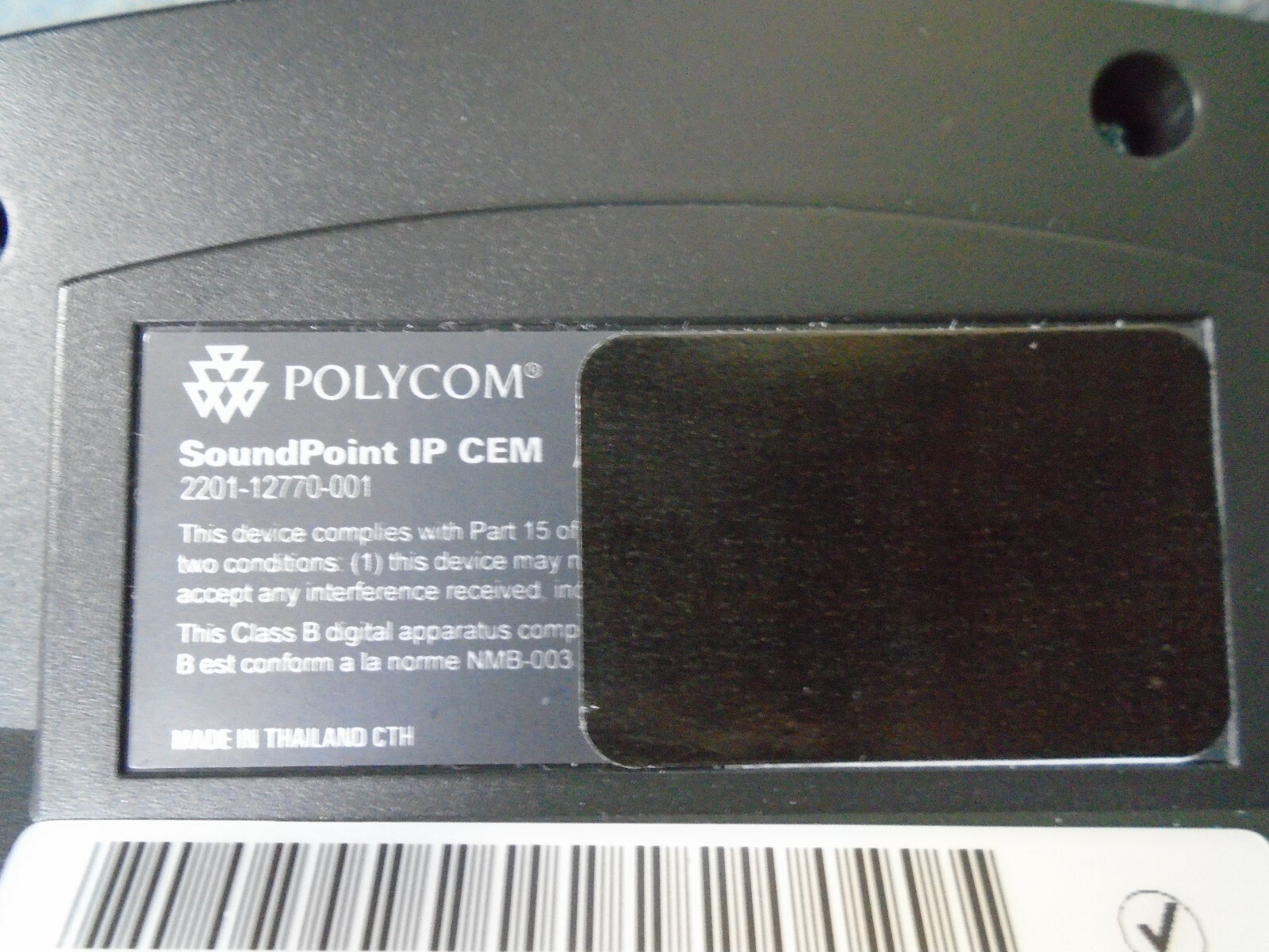 Polycom 2201-12770-001 SoundPoint IP CEM 14 Button Color Expansion Mod W/ STD