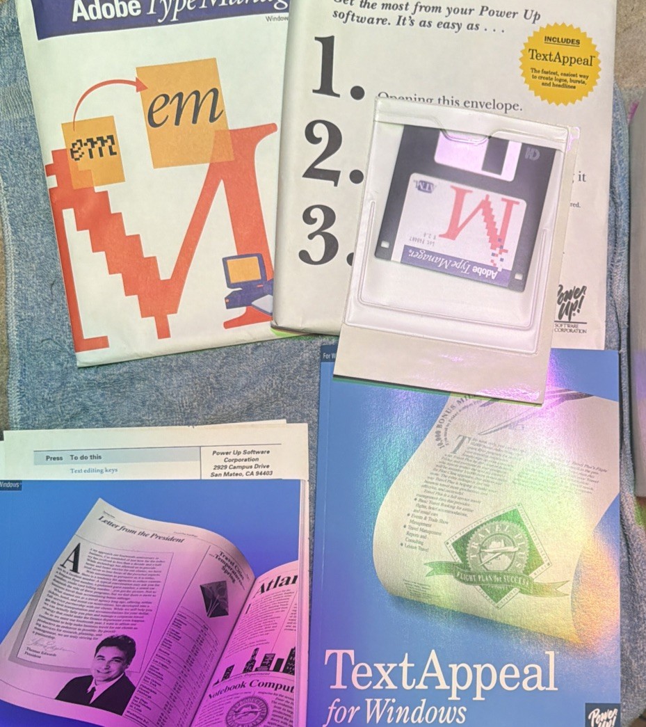 vintage express publisher for windows opened complete