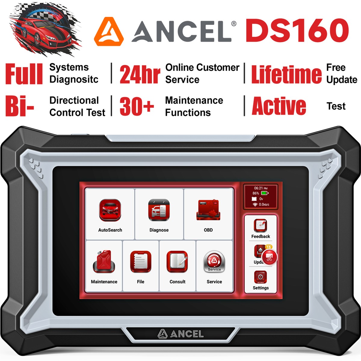 Bidirectional Scanner OBD2 For Mercedes Benz Full Systems Diagnostic Scan Tool