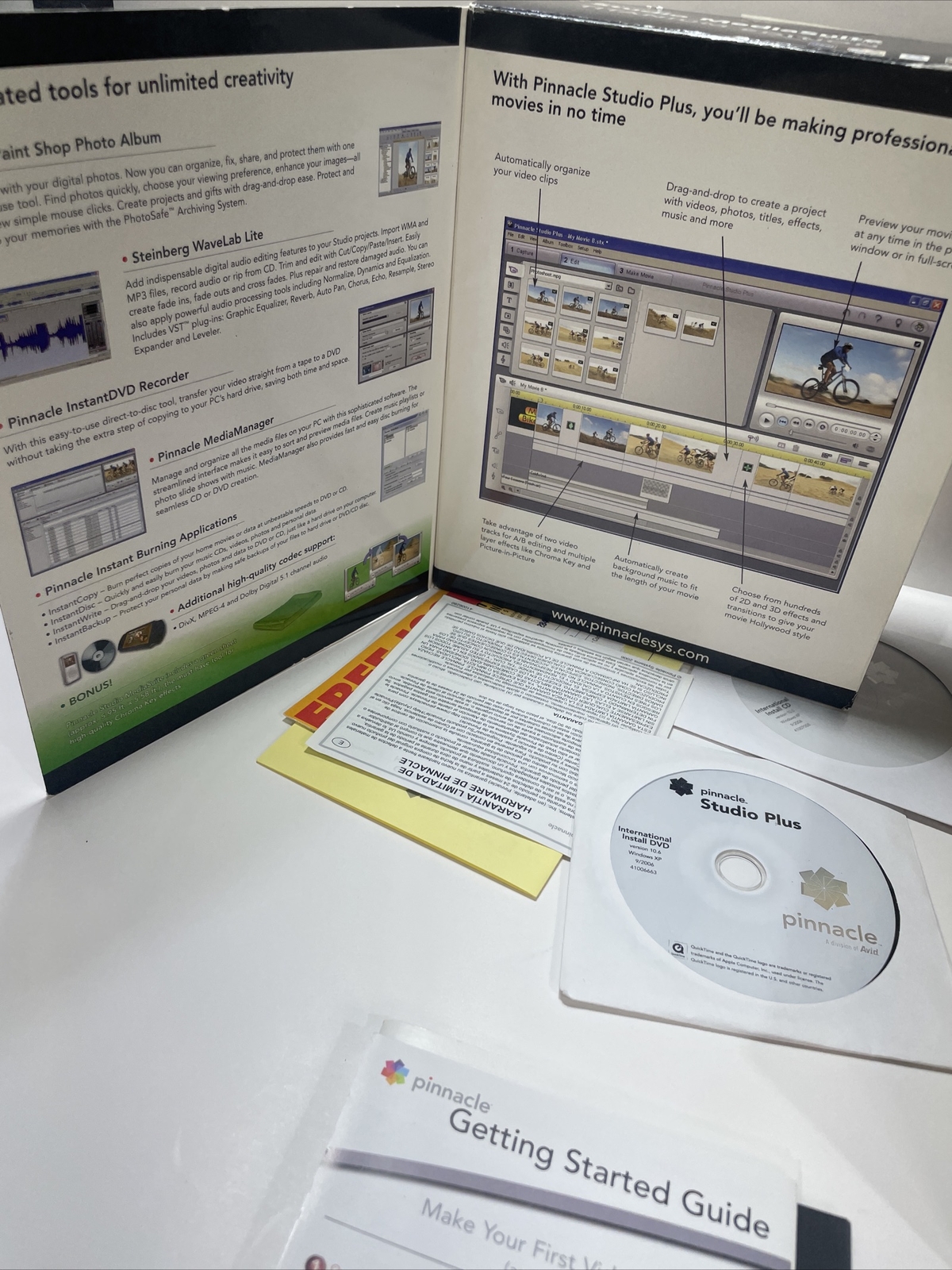 Pinnacle Studio Plus Titanium Edition - Home Video Editing Version 10.5