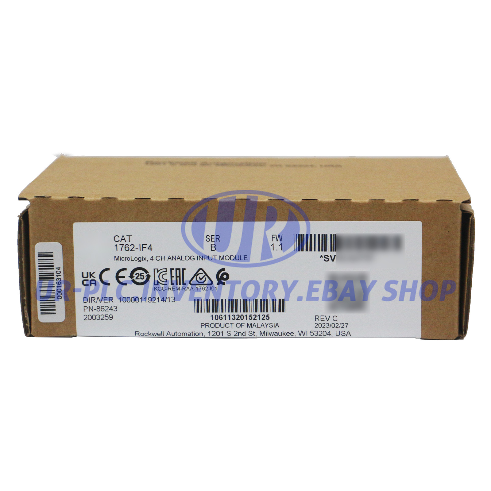 Allen-Bradley 1762-IQ16 MicroLogix 16 Point Digital Input Module Factory Sealed