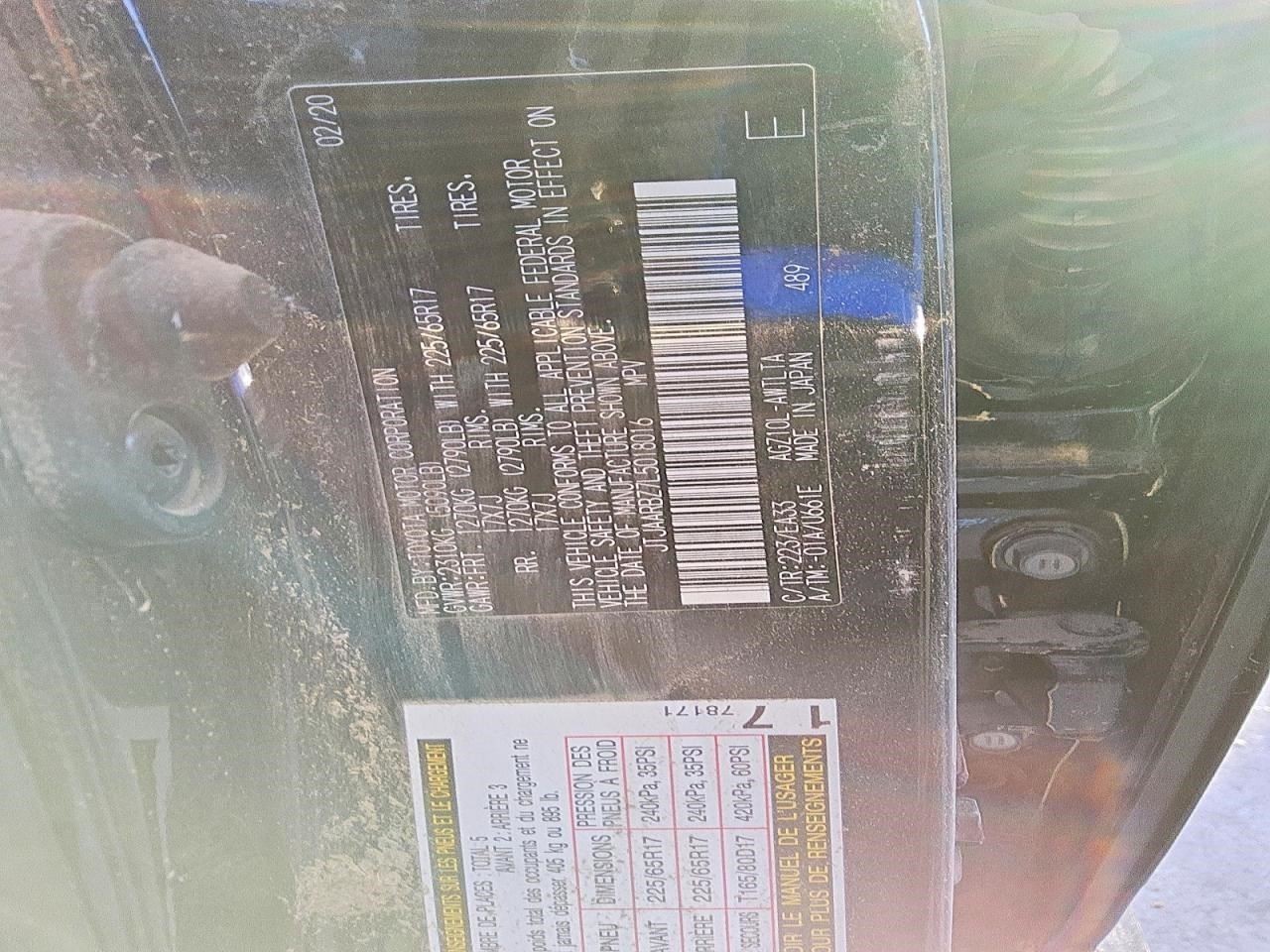 Camera/Projector Front Camera Windshield ID 8646C78031 Fits 19-21 NX300 375197