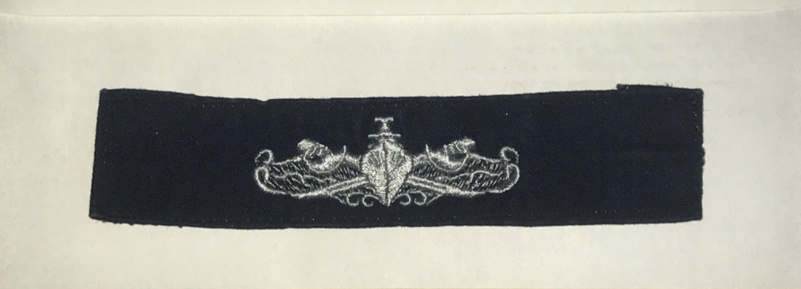 US NAVY Surface Warfare Enlisted Sew On Badge Patch for woodland M81 BDU  shirt