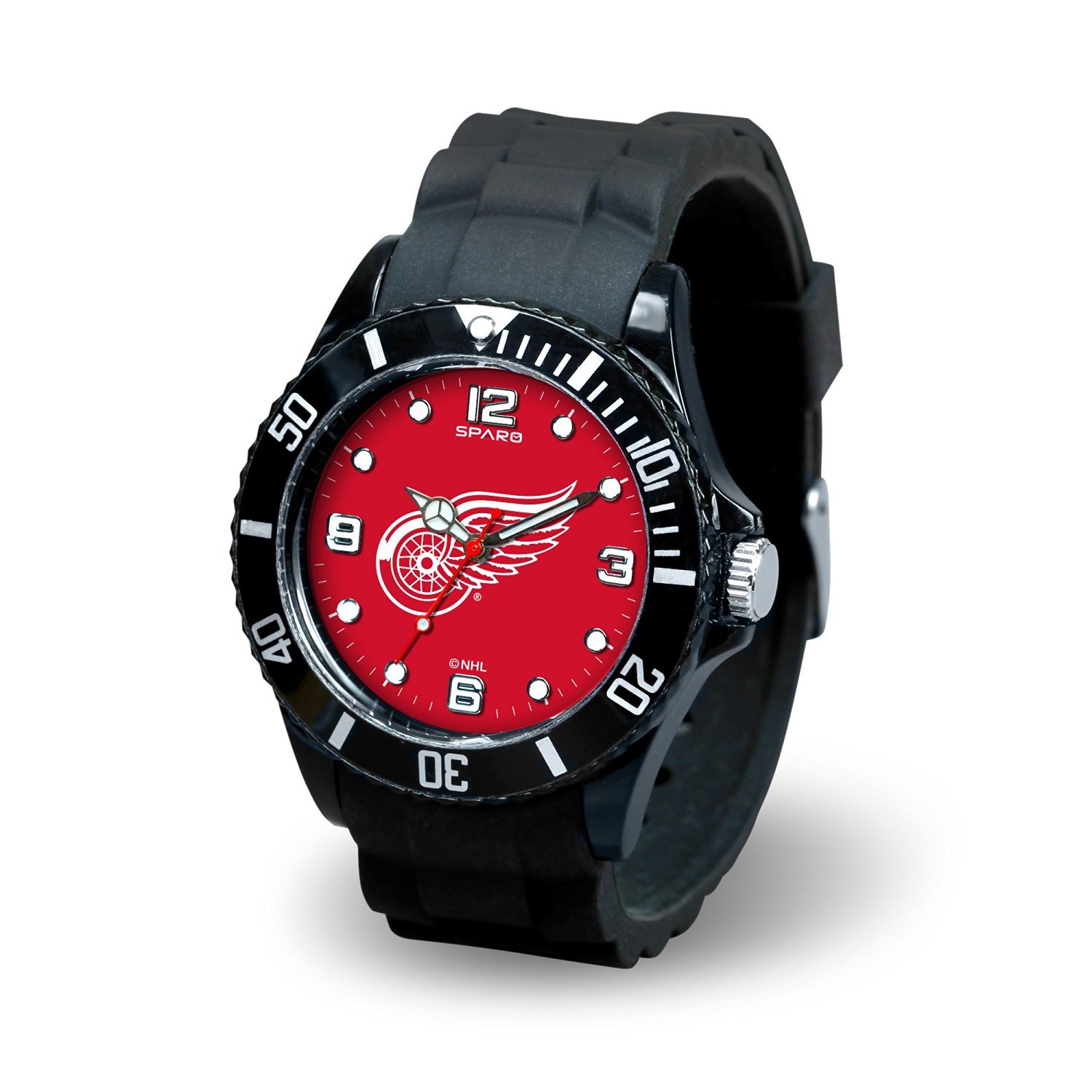 Detroit Red wings Men's Black watch Spirit - NHL - Red Wings Men's Watch