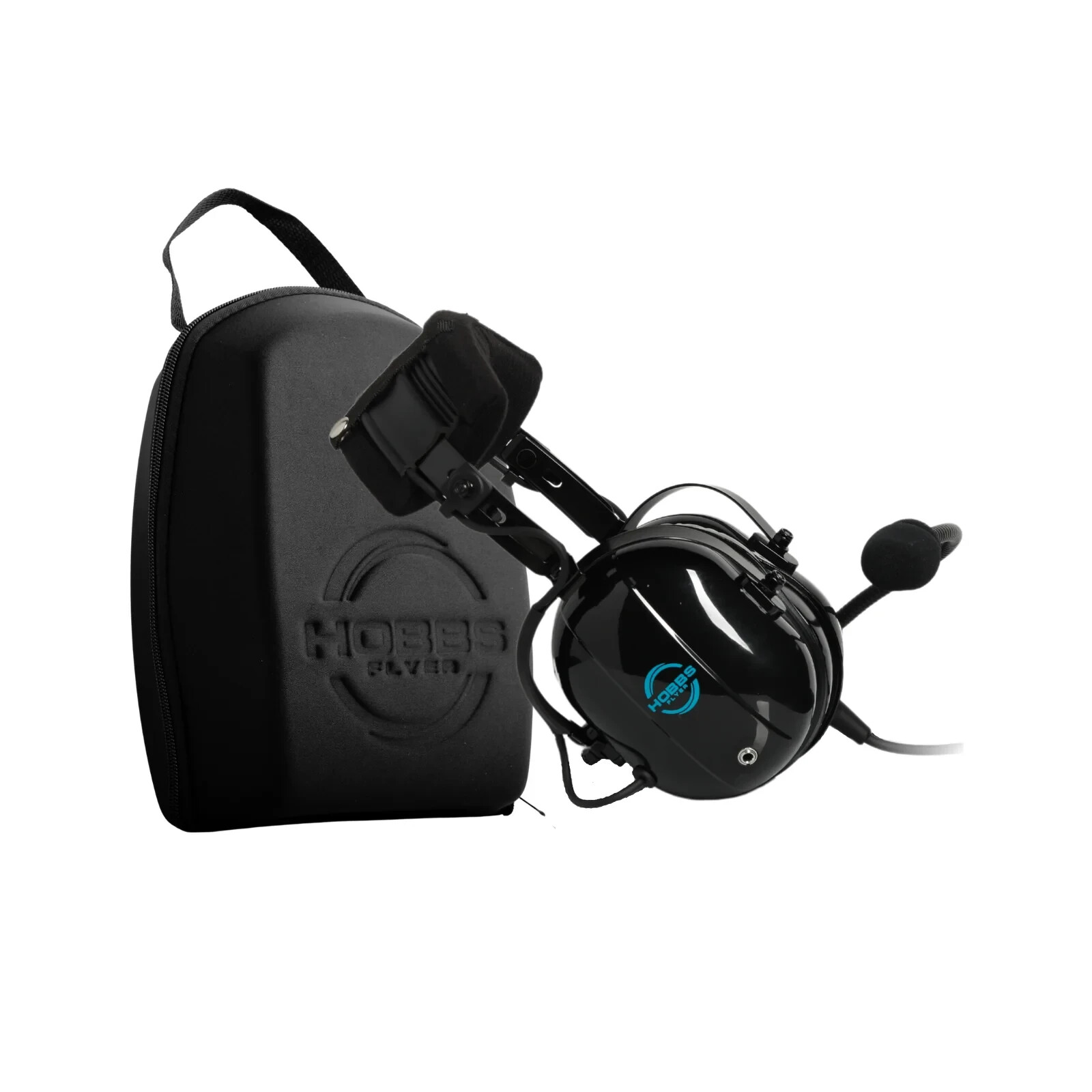 Hobbs Flyer H1 Aviation Headset with Music Input compare to David Clark H10-13.4