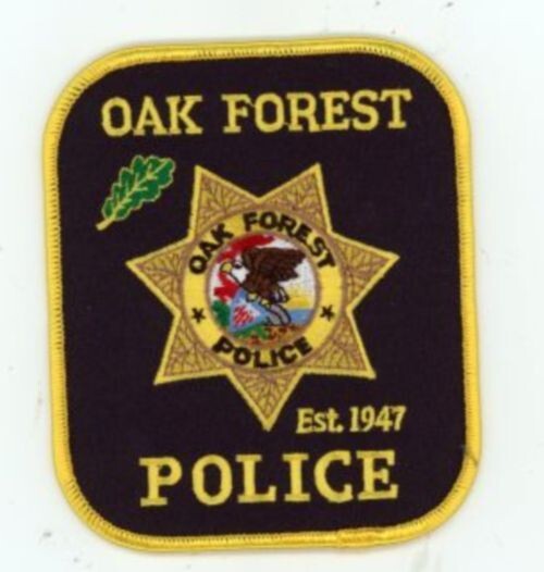 ILLINOIS IL OAK FOREST POLICE NICE SHOULDER PATCH SHERIFF