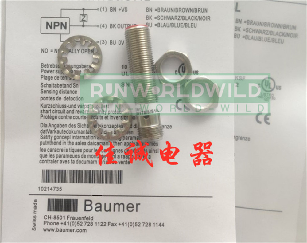 1x NEW FOR Baumer IGYX 08P17B1/S35L sensor proximity switch #SK
