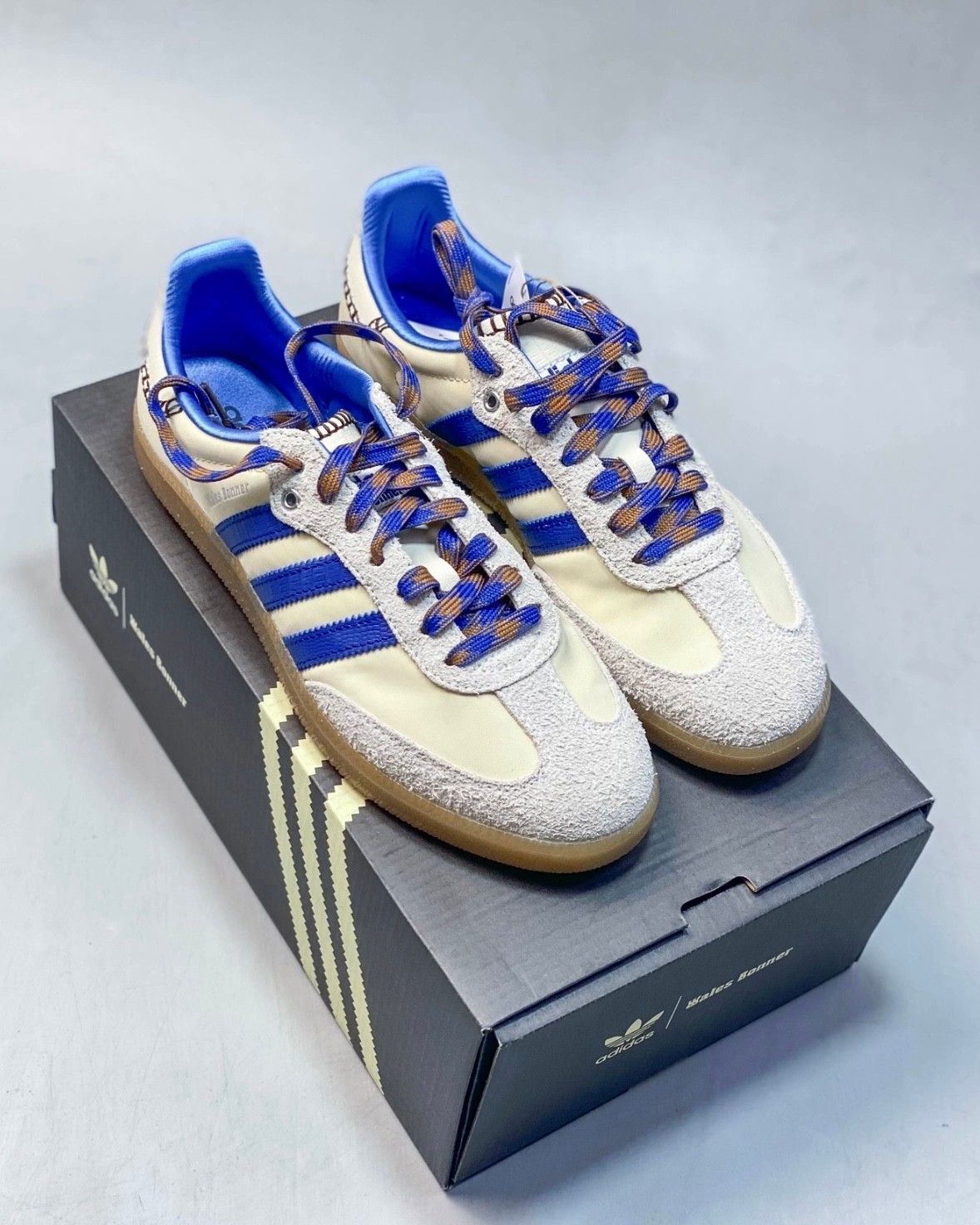 Wales Bonner X Adidas Samba Nylon Wonder Clay Royal - IH 7756 New With Box