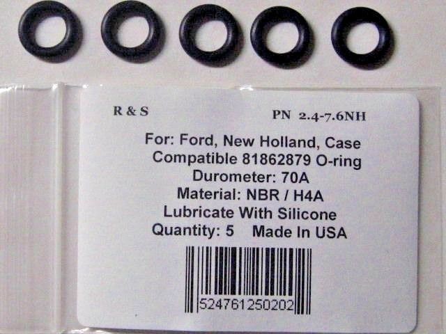 5 Compatible New Holland O-Rings Part Number 81862879 / R&S 2.4-7.6NH / H4A Mat