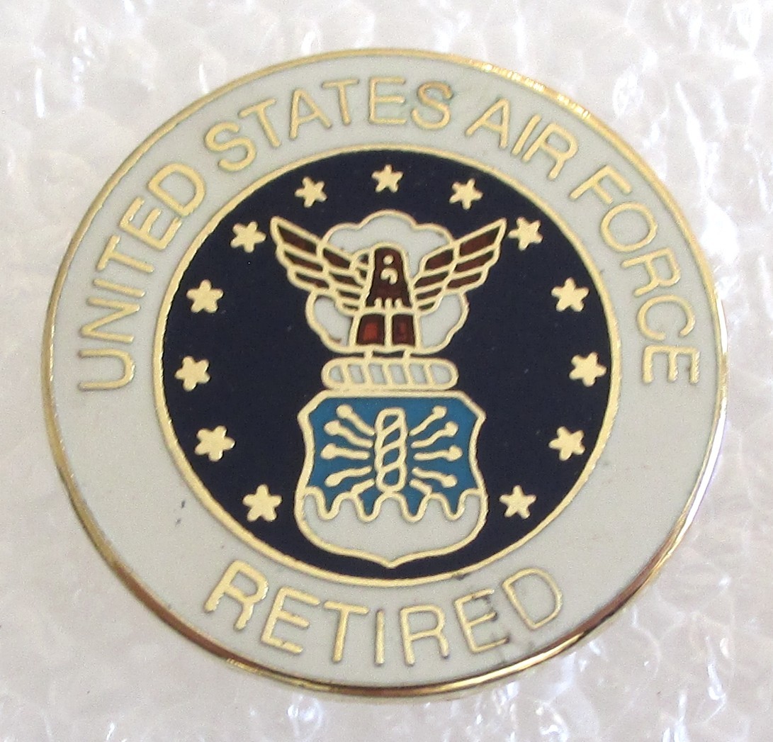 United States Air Force - Retired Member Pin - USAF