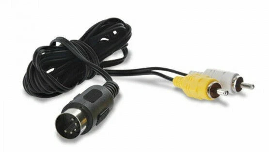 Sega Genesis Model 1 AV Cable RCA Composite Audio Video A/V Cord 6ft