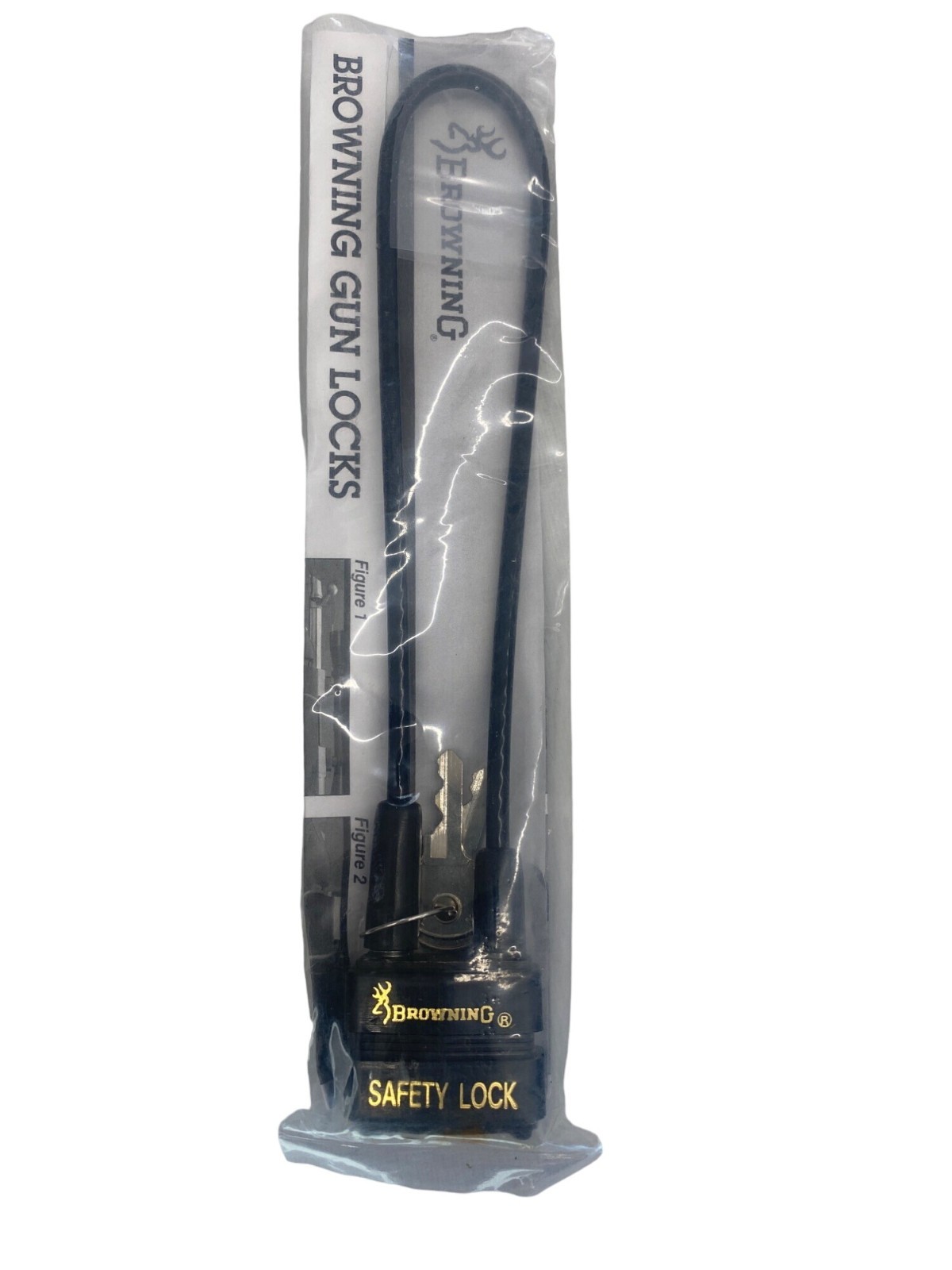 Browning Gun Cable Safety Lock Black With Keys