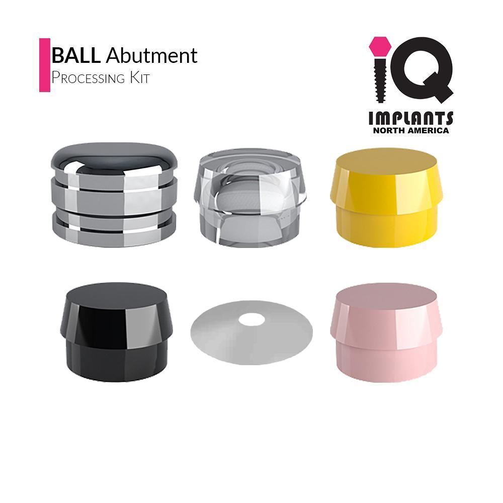 IQ USA 2.5mm Ball Attachment Initial Male Processing Package