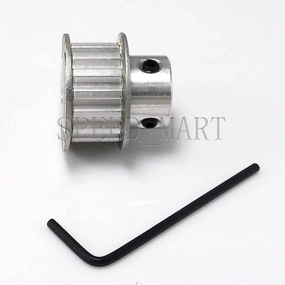 XL Type XL15T Aluminum Timing Belt Pulley 15 Teeth 5mm Bore for Stepper Motor