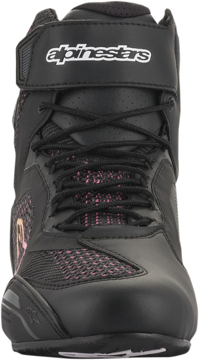 ALPINESTARS Stella For Faster-3 Rideknit Shoes - Black/Yellow/Pink - US 5 / EU