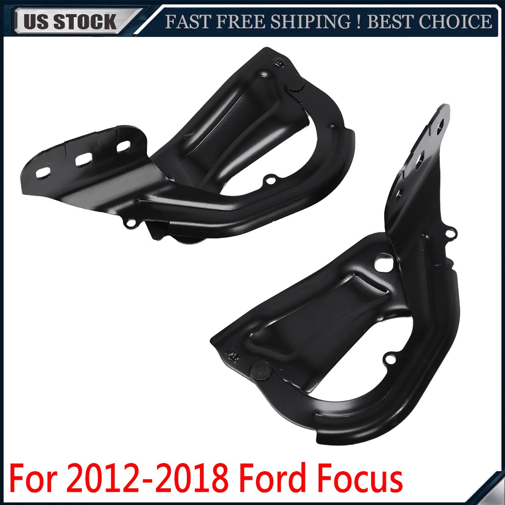 Pair Left and Right Side Hood Hinges For  2012-2018 Ford Focus Sedan Replacement