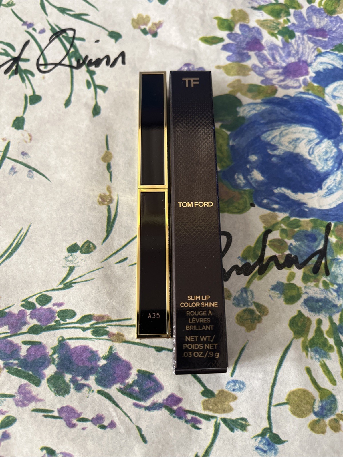 Tom Ford Slim Lip Color Shine (100 100) .03oz/.9g NIB