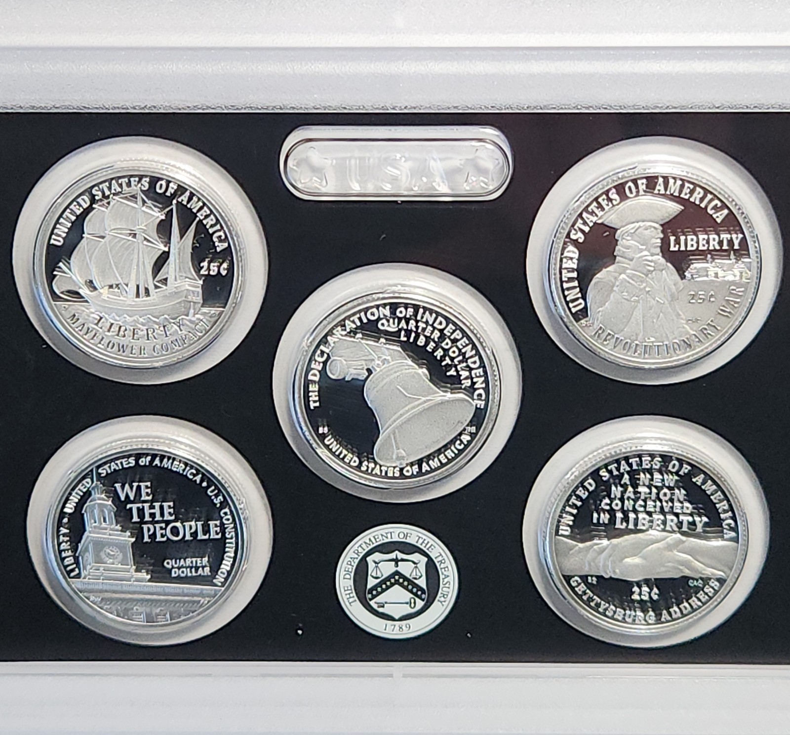 2026 S US Mint Silver Proof Semiquincentennial Set SemiQ OGP/COA In Hand Z8BDe