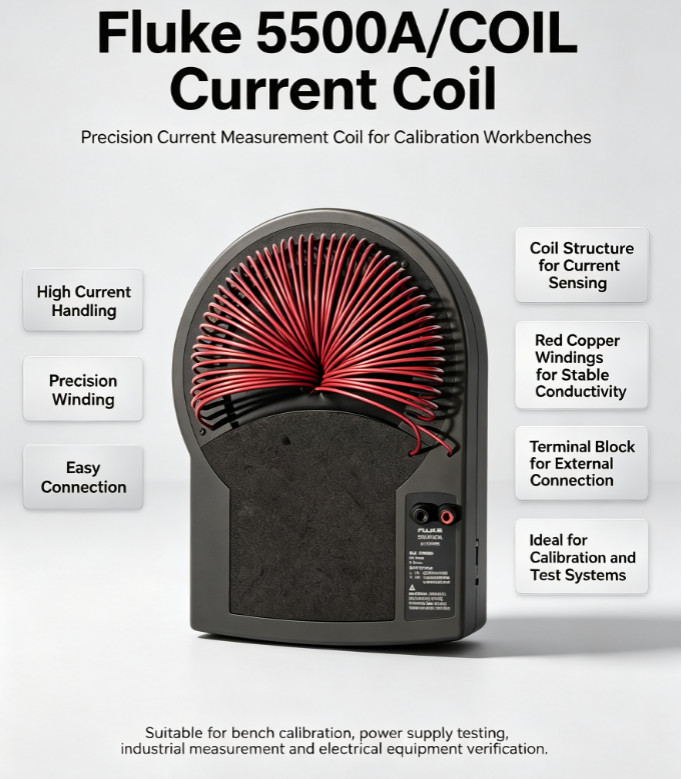 FLUKE 5500A/COIL 50 TURNS MAX.RATING 20A 3V 5500A Coil-50 turnscurrent COIL