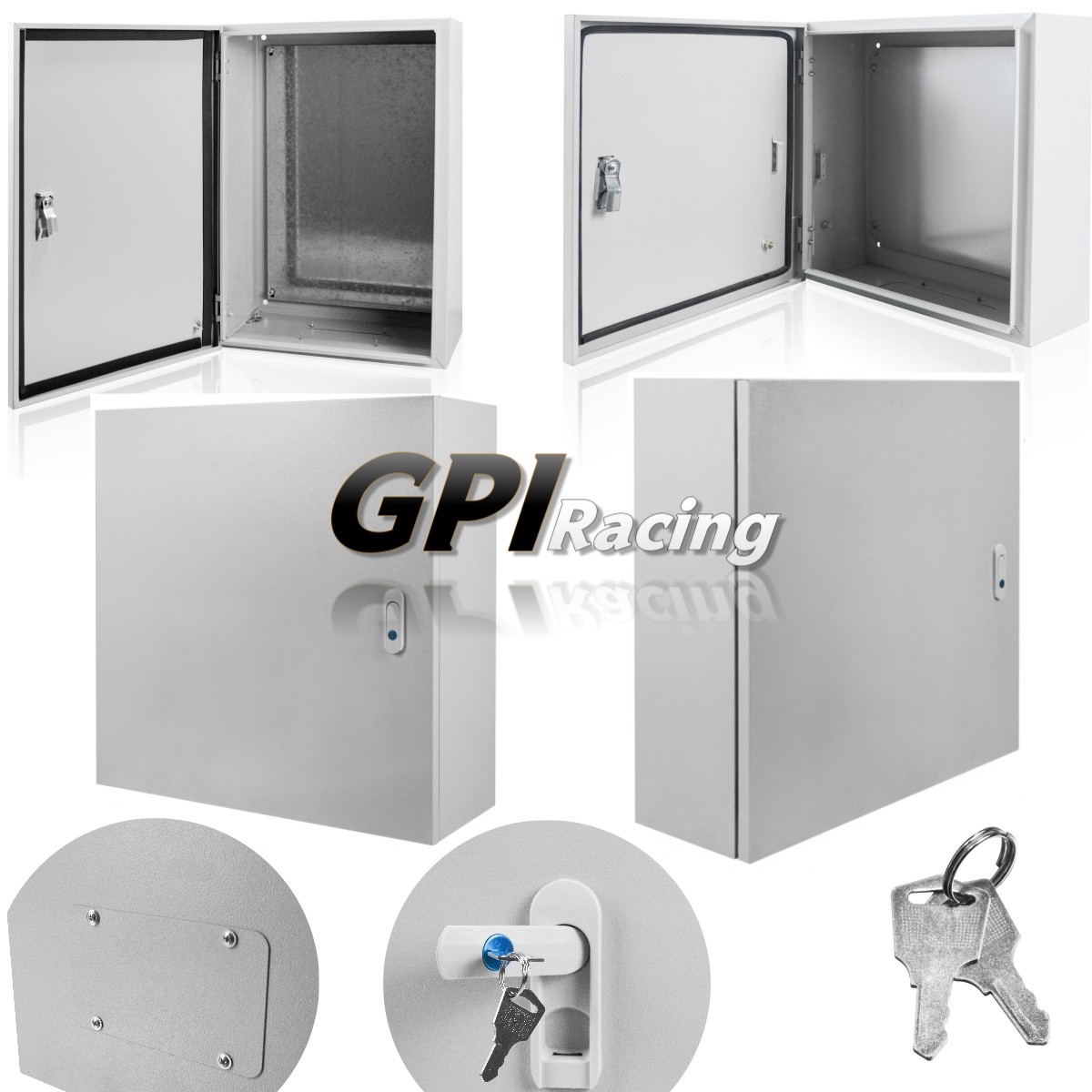 12" 16" 20” 24“Steel Electrical Enclosure IP65 Wall Mount Junction Box Outdoor