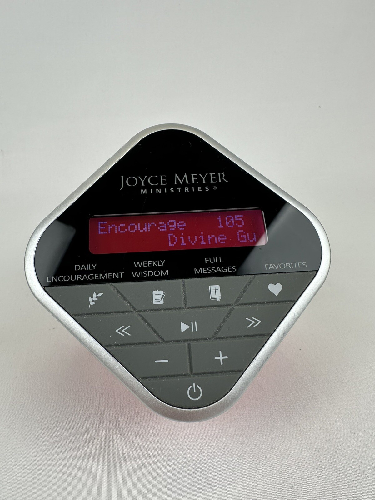 Joyce Meyer Ministries - Daily Encouragement Audio Cube, No Charger, TESTED