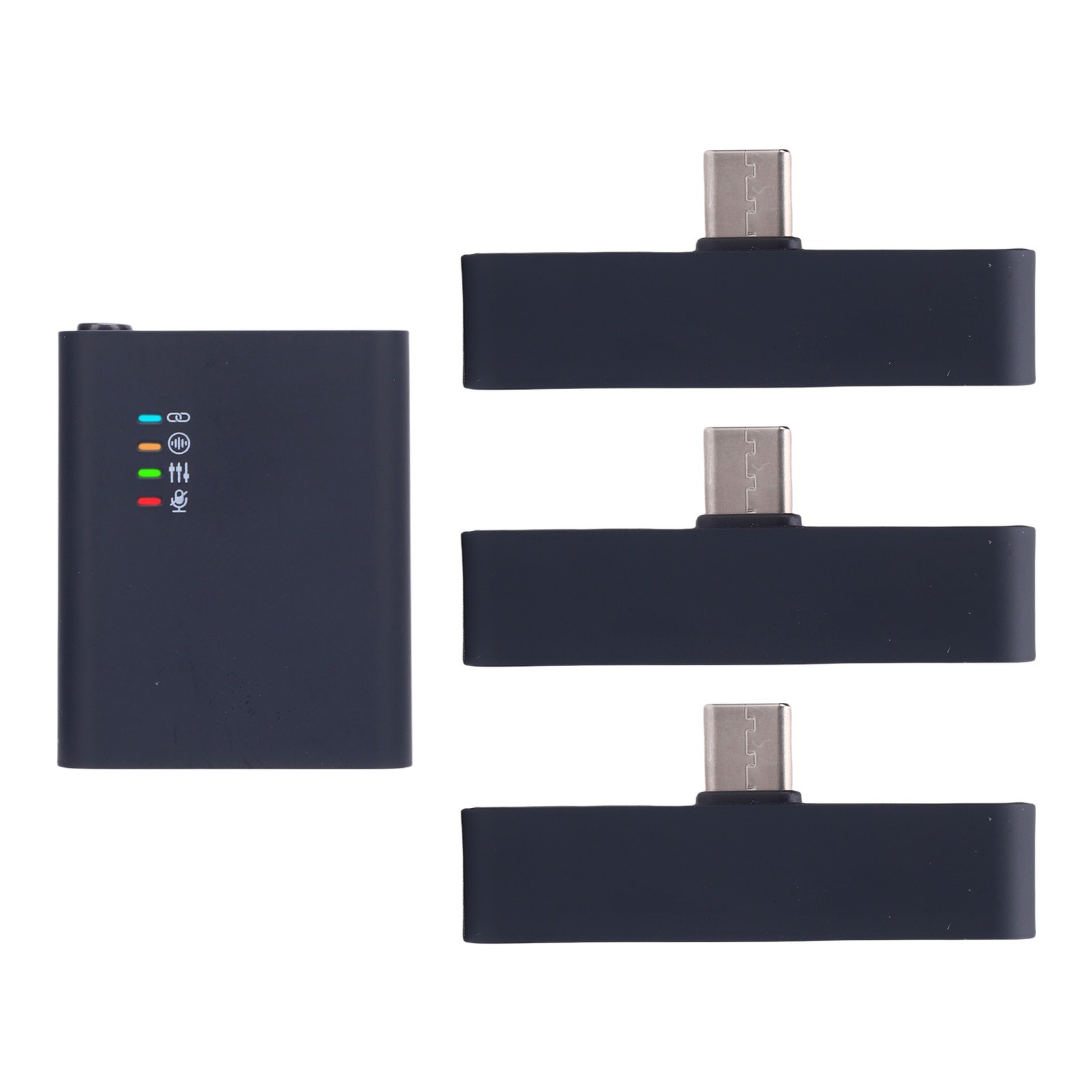 Wireless Lavalier Microphone System With 3 Receiver Noise Reduction CPSC