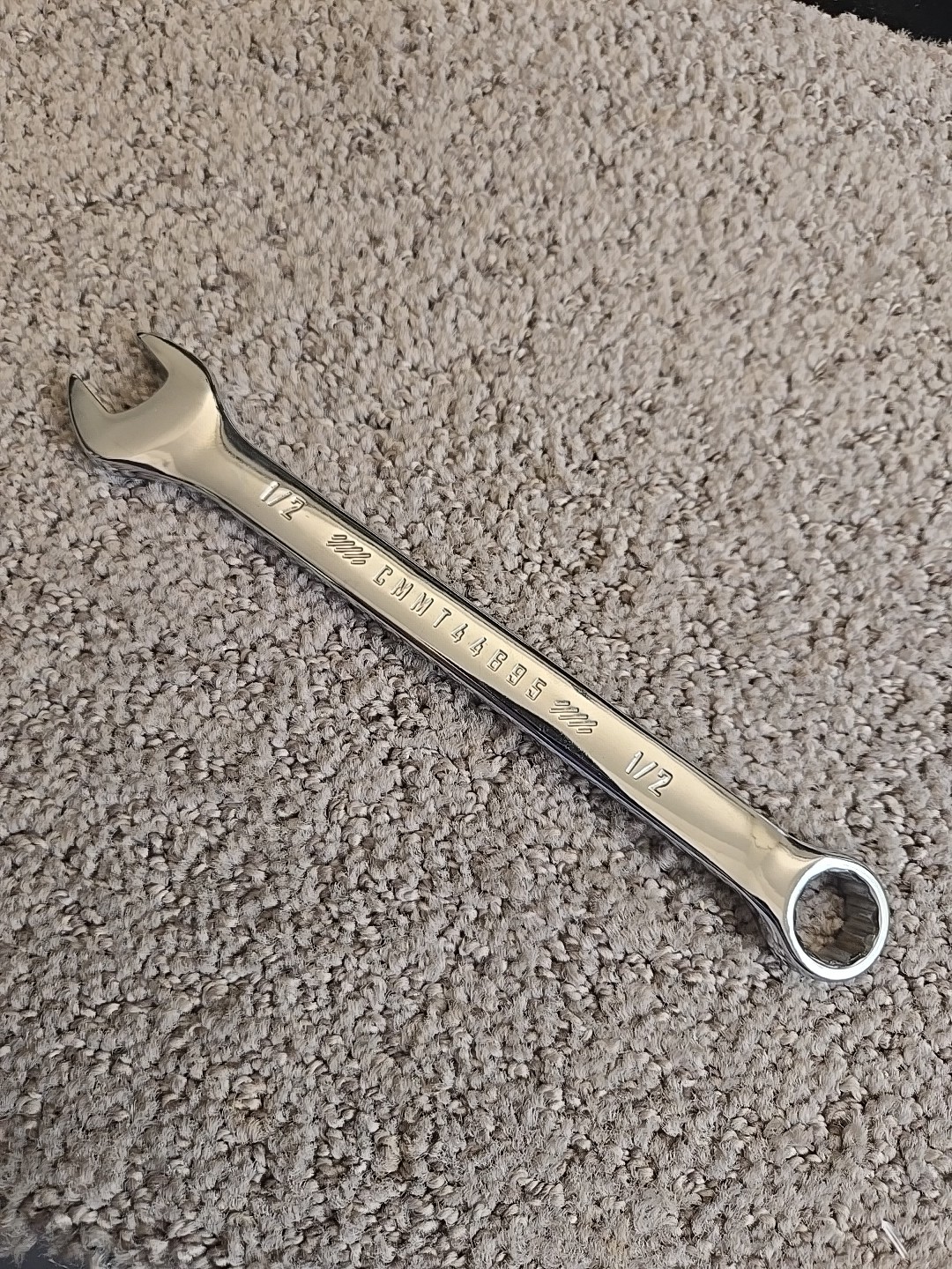 Craftsman CMMT44695 1/2" 12pt Combination Wrench Polished Chrome