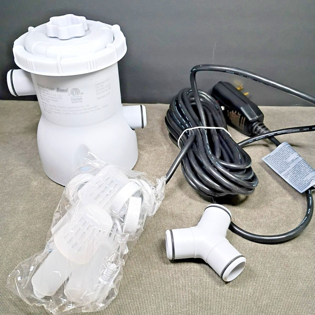 Youmay Filter Pump 53011E Above Ground Pool Replacement Pump & Parts - NO HOSES