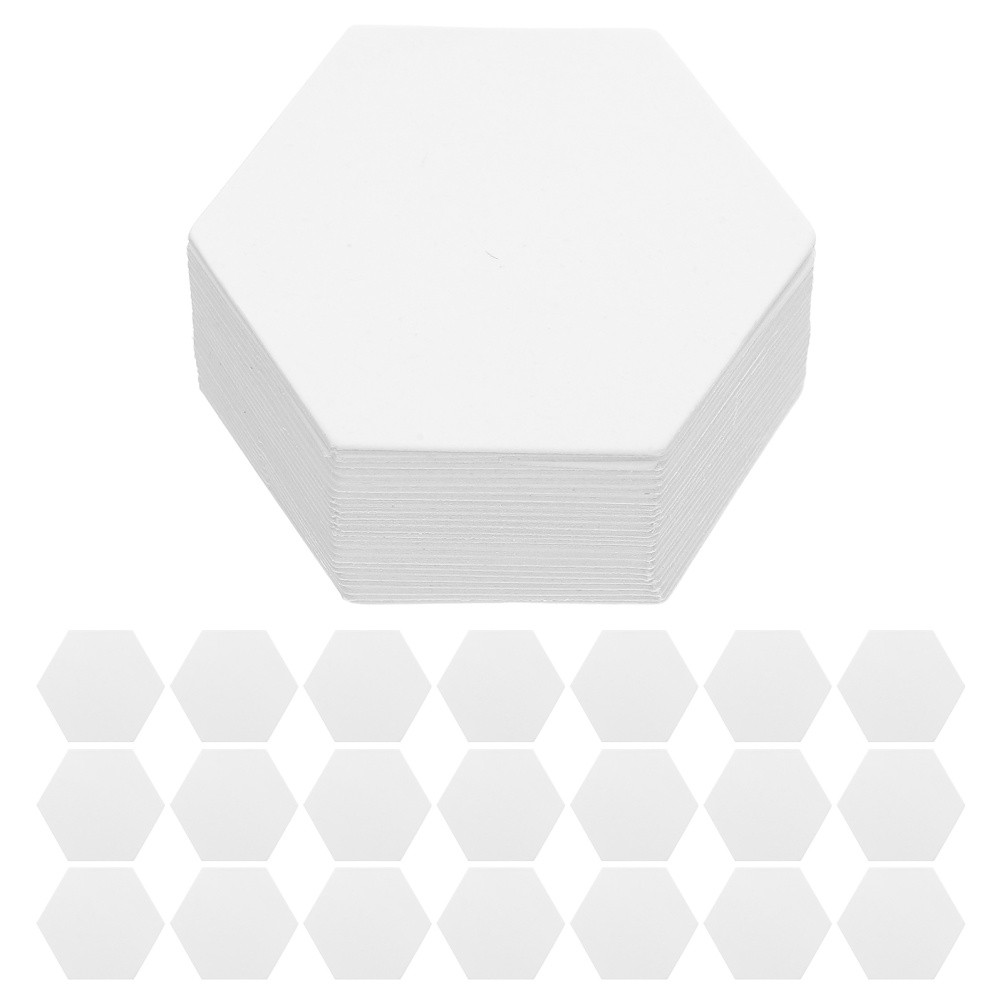 500 Pcs Diy Patchwork Paper Hexagon Quilting Crafts Geometric Template