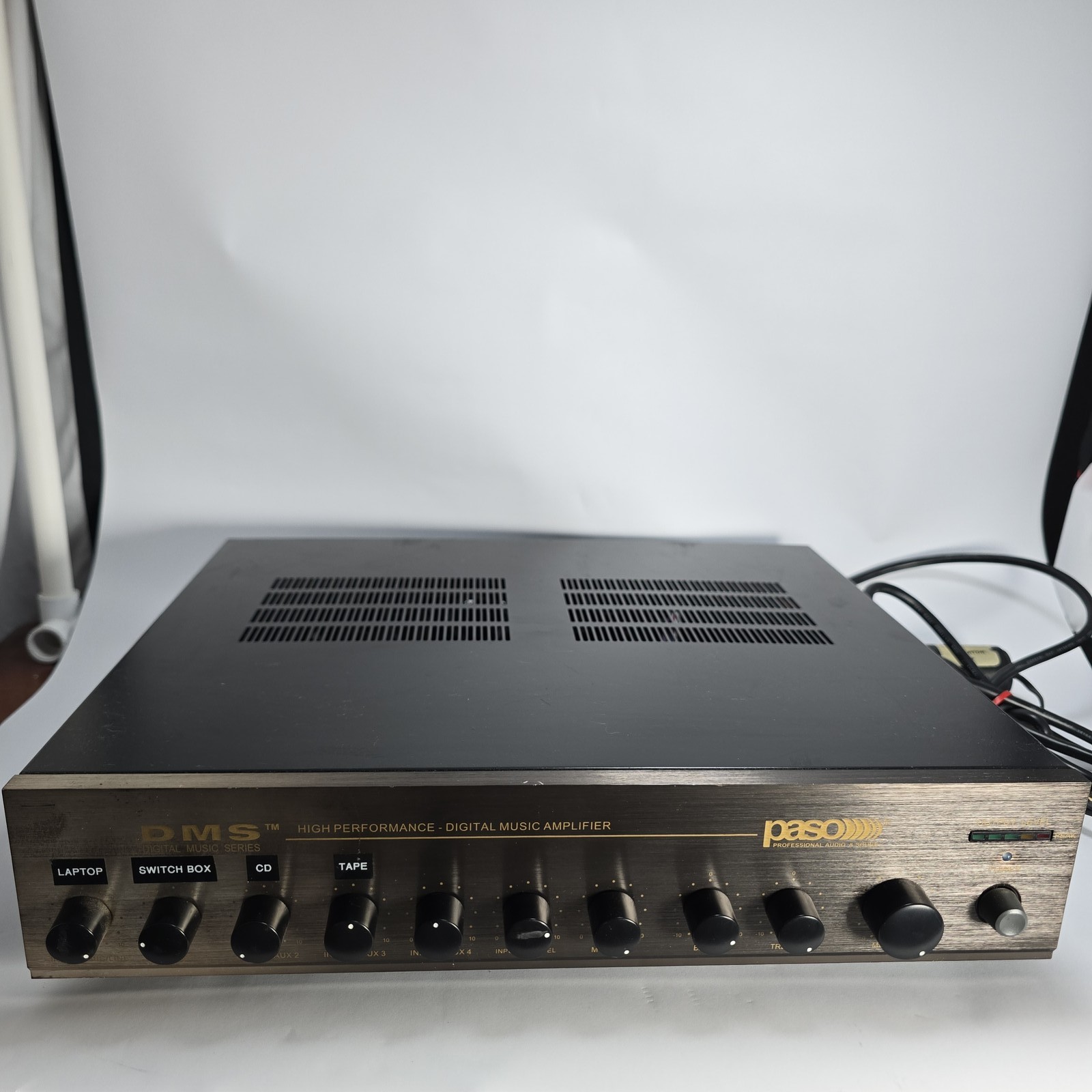 Paso DMS3040B Digital Music Amplifier 440W RMS Professional Audio Used