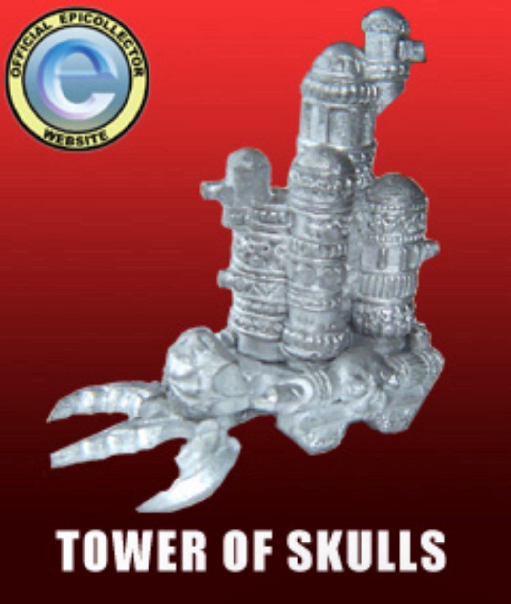 Warhammer EPIC 40K - Khorne Tower of Skulls Daemon Engine (metal) 6mm #3