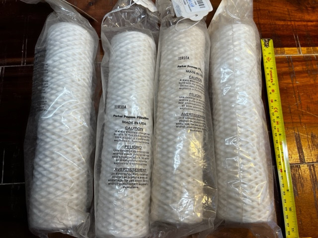 PARKER 11R10A Filter Cartridge 50 micron 10" Height, (Lot of 4) *NEW*