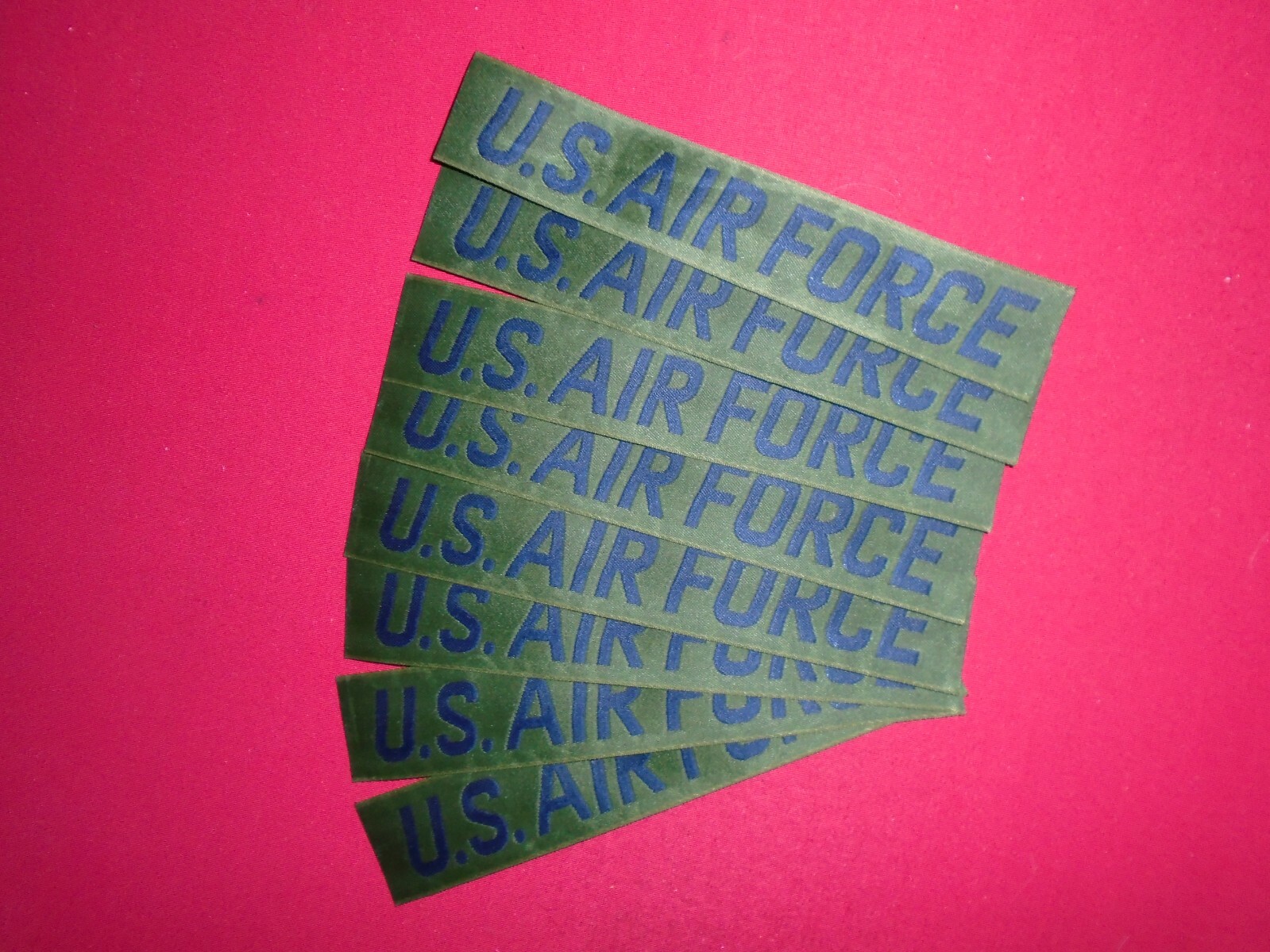 8 New Old Stock US AIR FORCE Pocket Tapes - Unissued, Unused