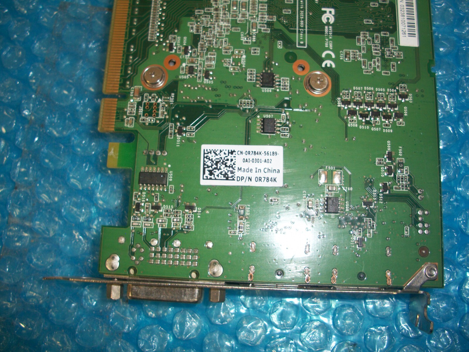 NVIDIA QUADRO FX 580 PCI-E GRAPHICS CARD DELL 0R784K 0R784K