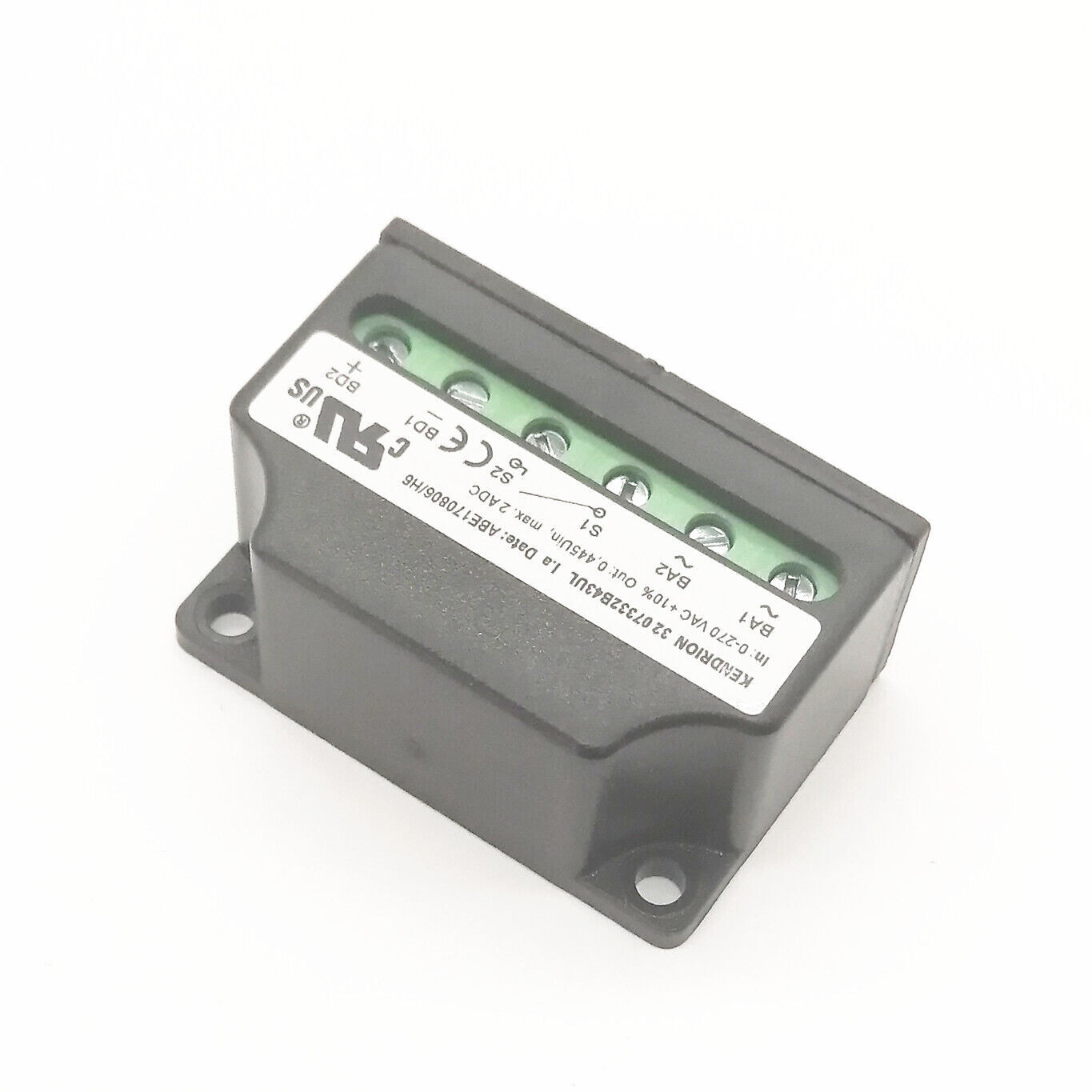 32 07332B43UL Half Wave Rectifier For KENDRION 0-270VAC+10% 0.445Uin Max2ADC