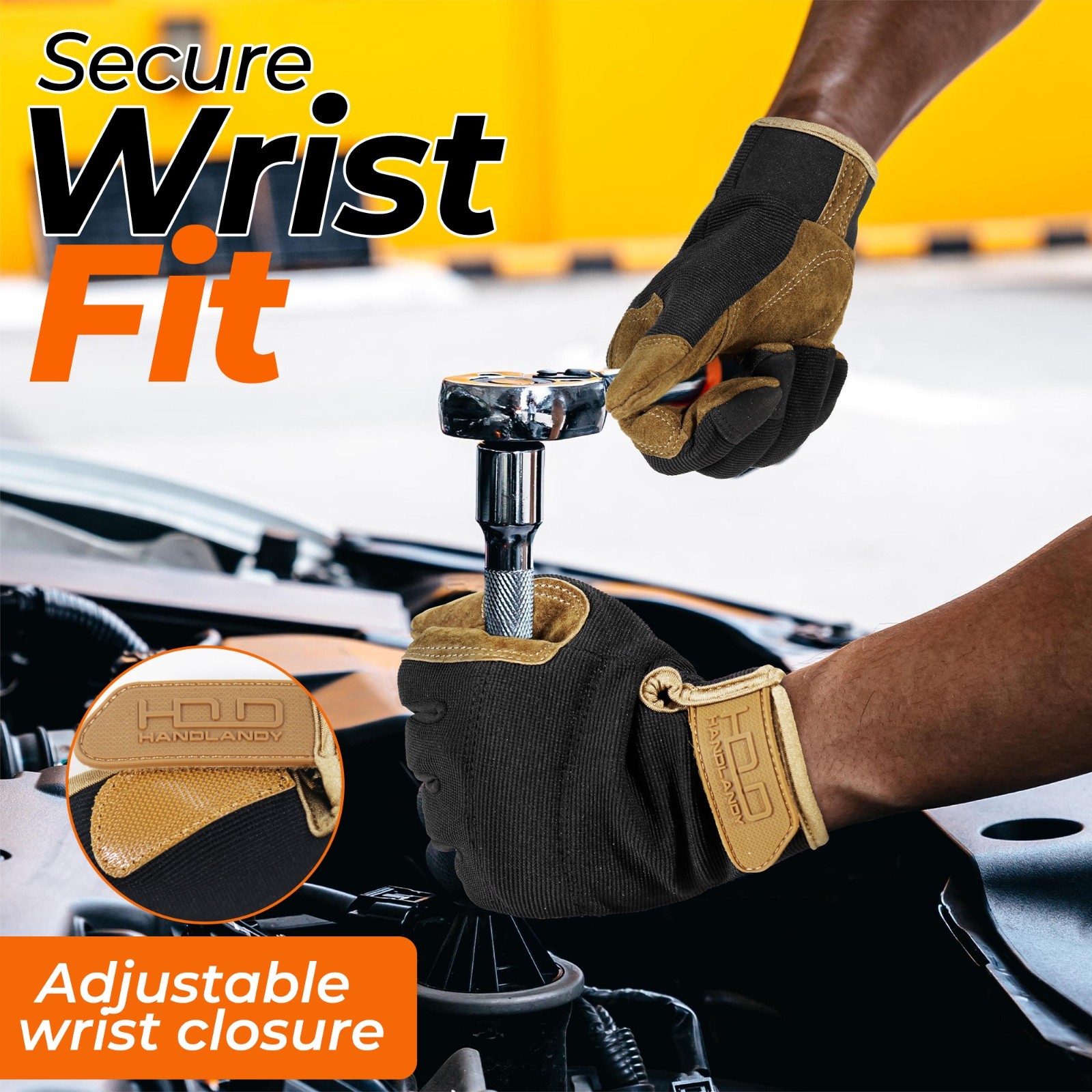 HANDLANDY Utility Mechanic Working Gloves