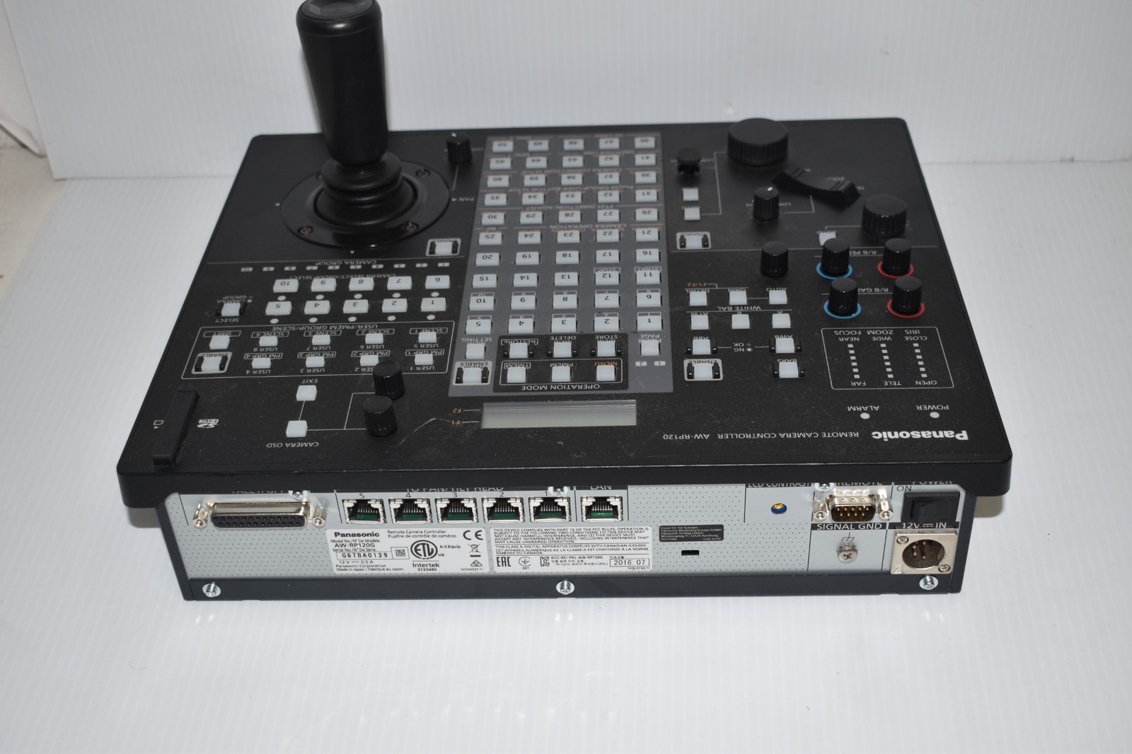 PANASONIC AW-RP120 REMOTE CAMERA CONTROLLER (AQX96)