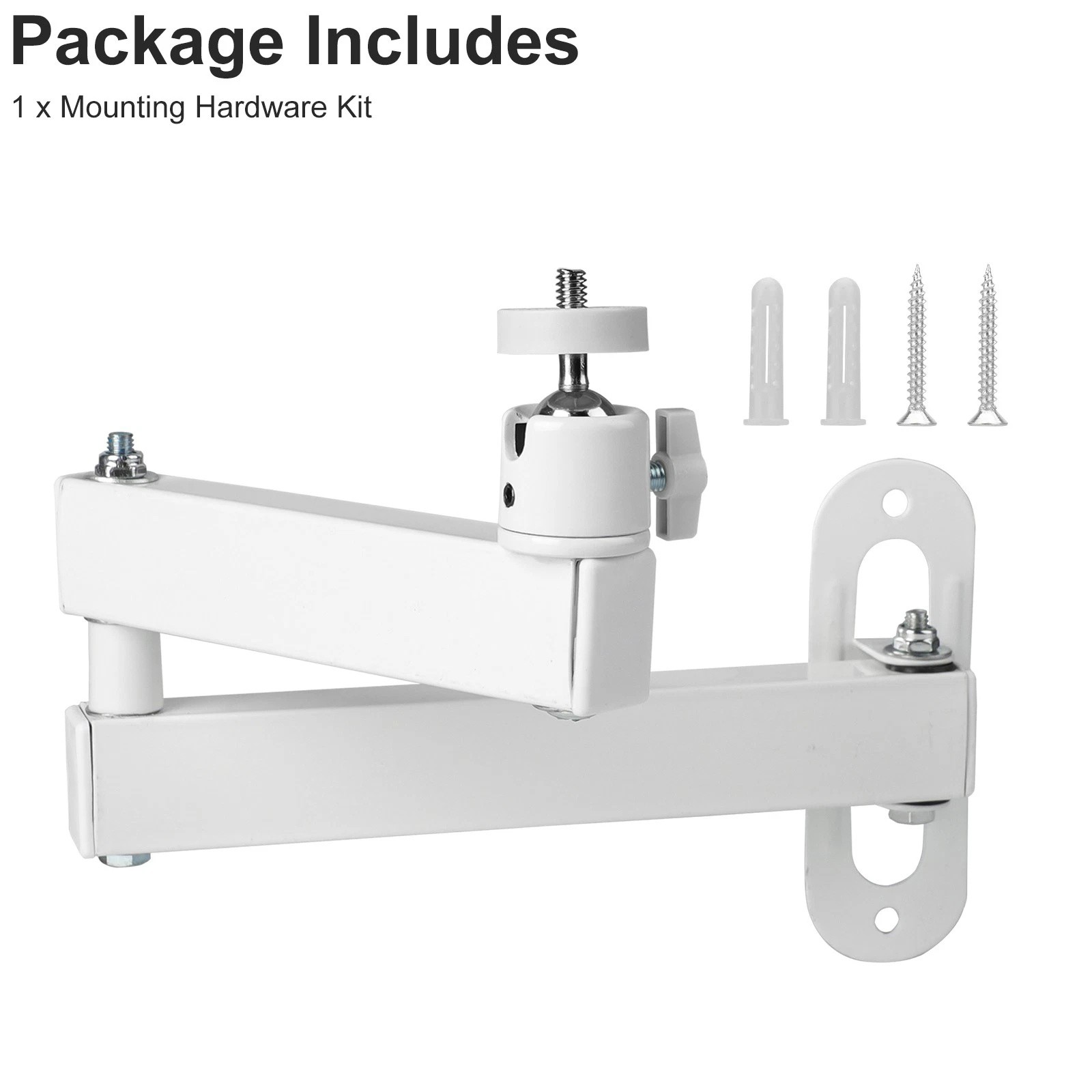 Wall Ceiling Mount Bracket Foldable for Camera Projector Light 90° Up Down Tilt