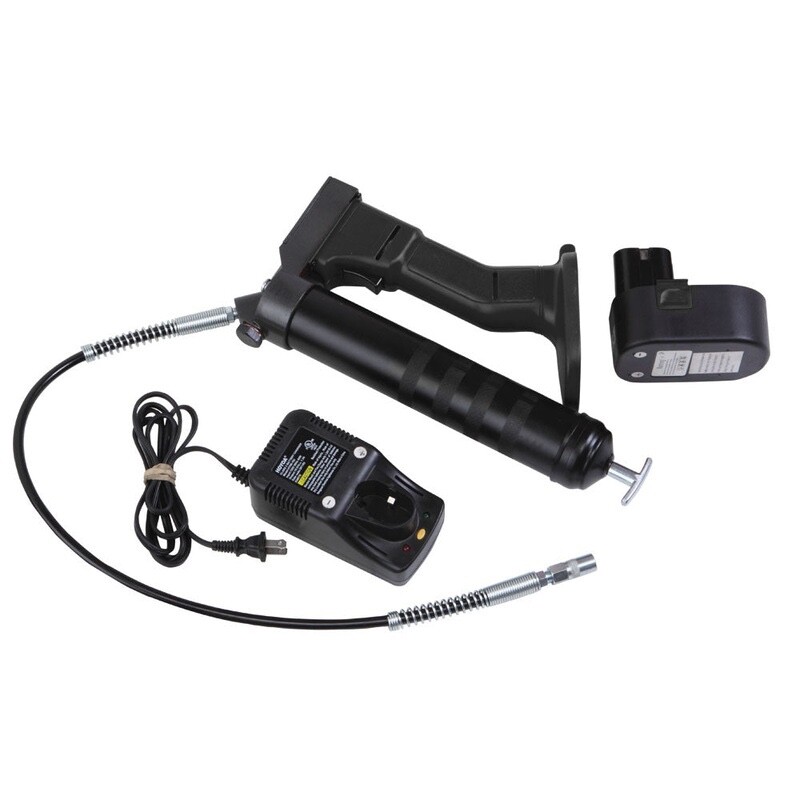 PROLUBE Cordless Grease Gun, 18.5V Li-ion, 1 Battery, Charger, & Case