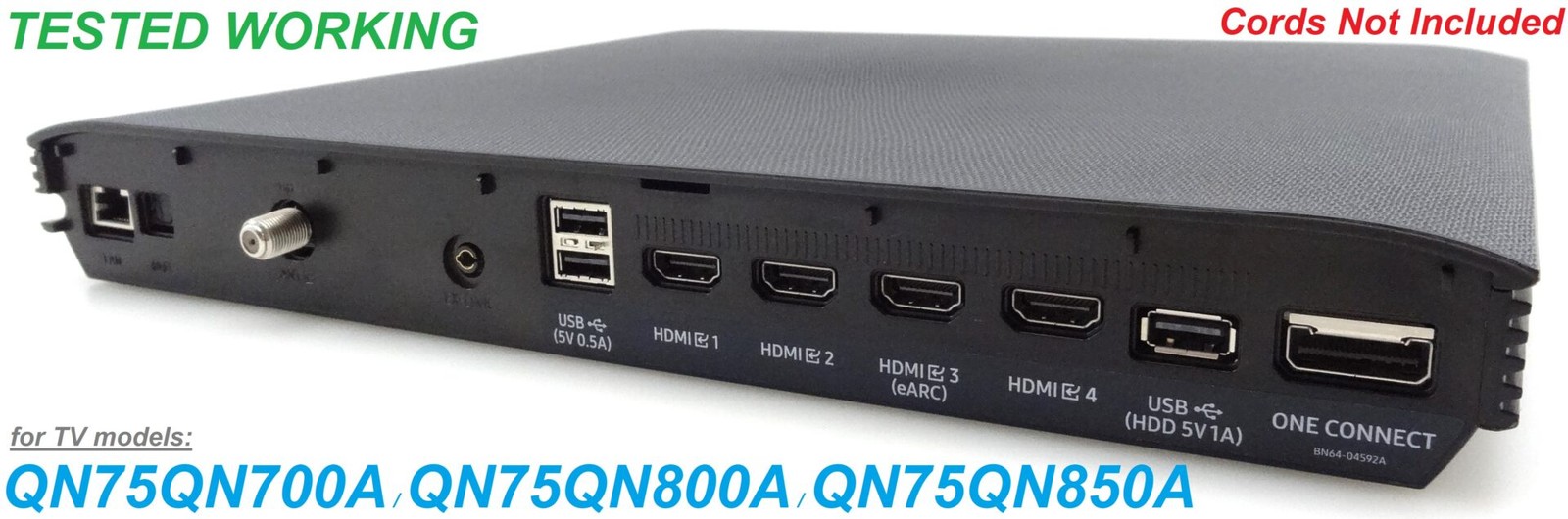 Samsung QN75QN700A/QN800A/QN850A One Connect BN96-52966A | TESTED | NO CORDS